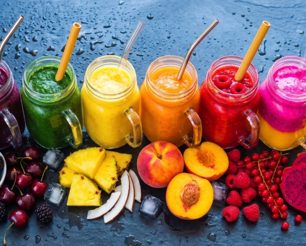fruit puree & syrup